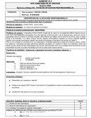 Fiche de situation professionnelle : Hugo Frais