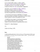 Le buffet, Rimbaud
