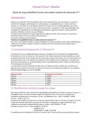 Probabilité d'avoir un.e enfant atteint de trisomie 21
