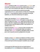 Résumé d'Antigone de Sophocle