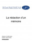 Méthodologie du mémoire universitaire