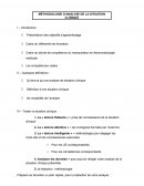 Méthodologie d'analyse de la situation clinique
