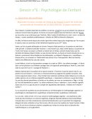 La psychologie de l'enfant