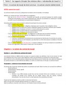 Cours de droit du travail