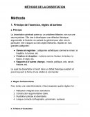 Méthode de la dissertation en Lettres