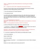 L’impact de la crise de 1929 : déséquilibre économiques et sociaux