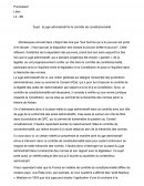 Le juge administratif et le contrôle de constitutionnalité