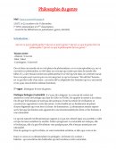 Philosophie du genre