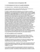 Commentaire d'arrêt du 29 septembre 1993