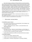 Droit constitutionnel : le lien entre l'Etat et la Nation