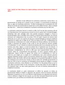 Dissertation en droit constitutionnel sur la démocratie américaine