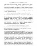L'empire universel du droit romain