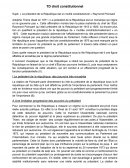 « Le président de la République est un mutilé constitutionnel » Raymond Poincaré « Le président de la République est un mutilé constitutionnel » Raymond Poincaré