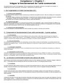 Intégrer le fonctionnement de l’unité commerciale