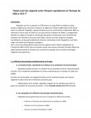 Les relations entre l'Europe et Napoléon