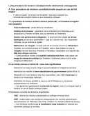 La révision de la Constitution