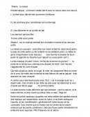 Analyse de la nature dans Sido Analyse de la nature dans Sido