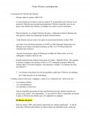 Fiche sur l'histoire du genre