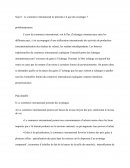Dissertation sur le commerce international
