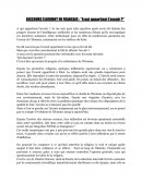 A qui appartient l'avenir ? - Discours