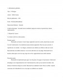 Fiche de Lecture - L'étranger d'Albert Camus