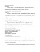 Management des organisations