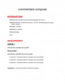 Structure du commentaire composé