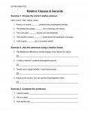 Relative Clauses & Gerunds