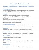 Création d'une fiche produit efficace