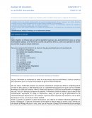 Analyse de situation (ISFI) - Orthopédie Septique