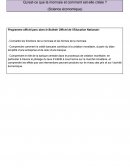 La monnaie et sa création