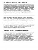 Idées d'introduction de dissertations littéraires
