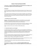 Analyse à Visée Socio-Éducative (AVSE)