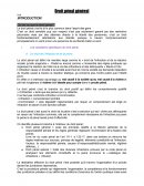 Droit pénal général