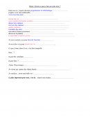 Écrire - niveau 3 ème