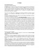 Le langage, spécificité humaine