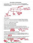 Fiche de thermodynamique