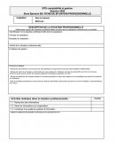 Fiche de situation professionnelle : BART