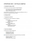 Stratégie SEO d'Oxytalis Campus Stratégie SEO d'Oxytalis Campus