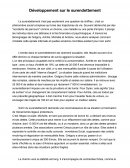 Développement sur le surendettement