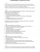 TD renseignement et orientation du public TD renseignement et orientation du public