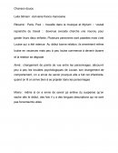 Chanson douce, fiche de lecture Chanson douce, fiche de lecture